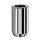 Radmutter M14x1,5 Kegelbund 60° geschlossen silber - Sternschlüssel